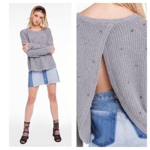 Wildfox Beaming Stars Erika Sweater Size Large